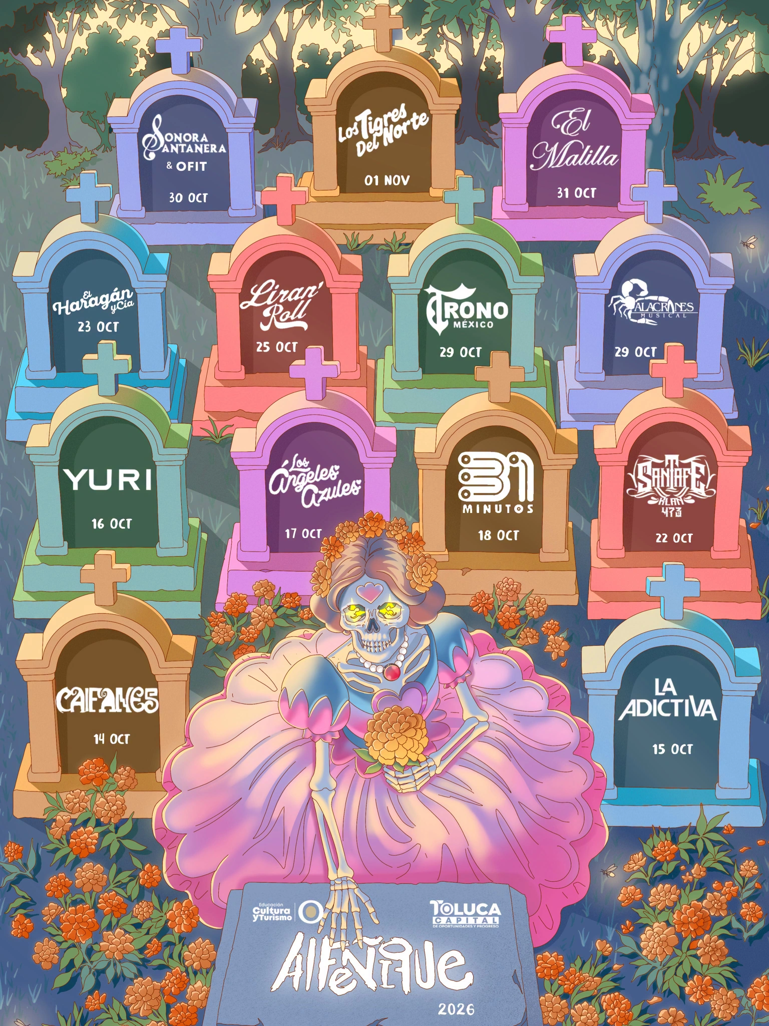 Cartel de eventos Alfeñique